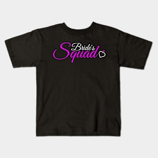 Matching Bride Squad Kids T-Shirt